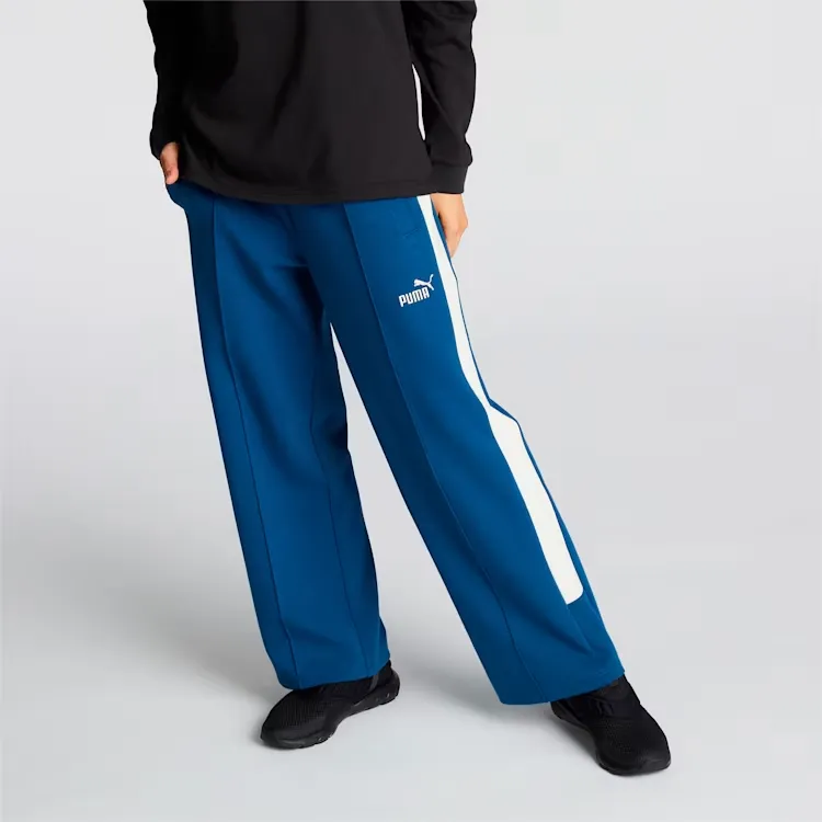 PUMA CORE HERITAGE Knitted Sweatpants Women's Blue-2