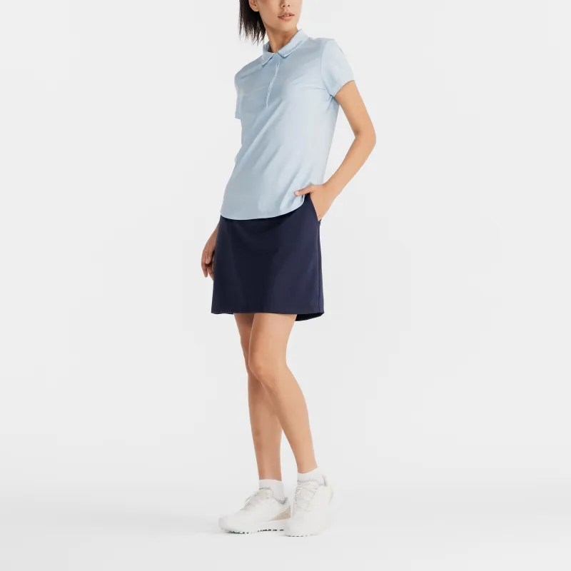 DECATHLON INESIS WW500 Polo Shirt Women's Ice Blue-3