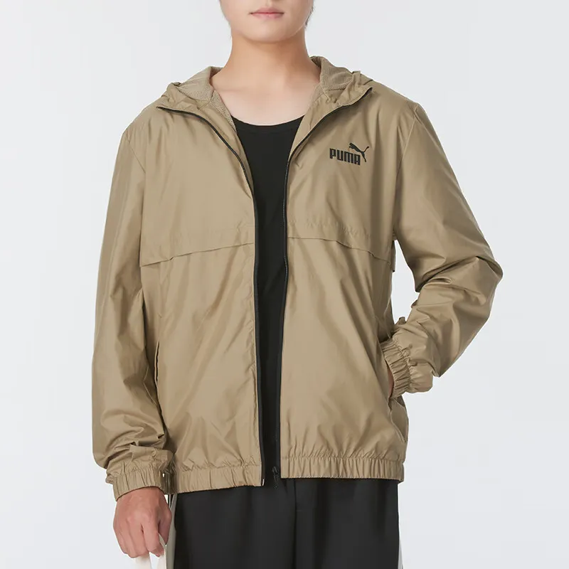 PUMA Jackets Men Brown-2