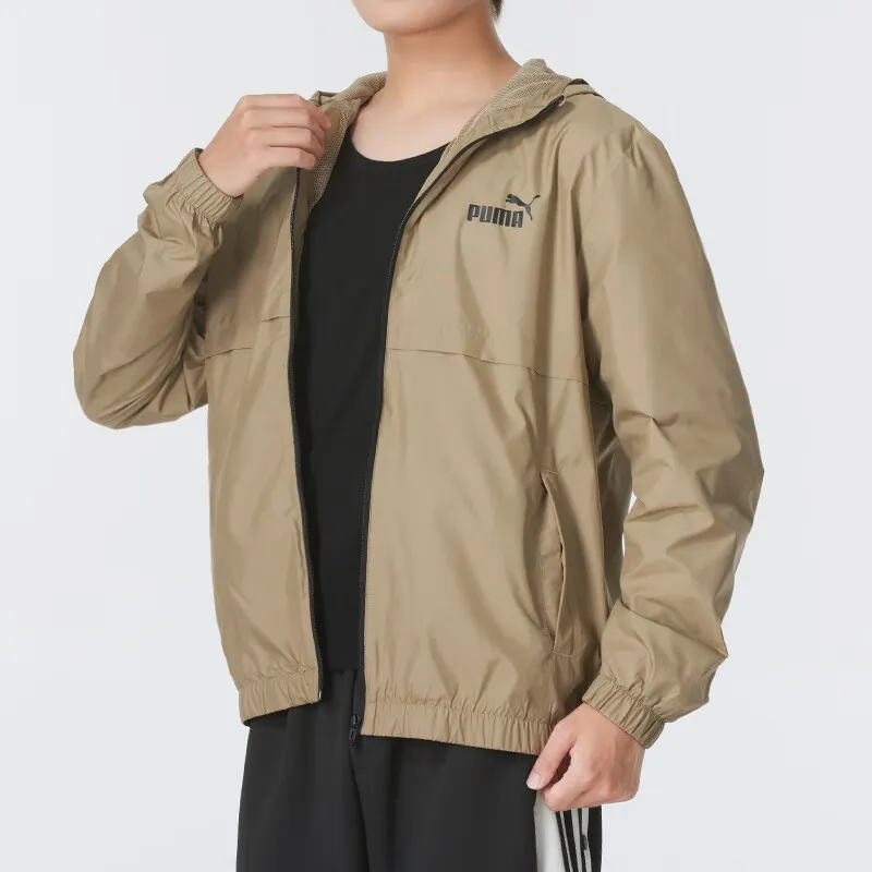 PUMA Jackets Men Brown-4