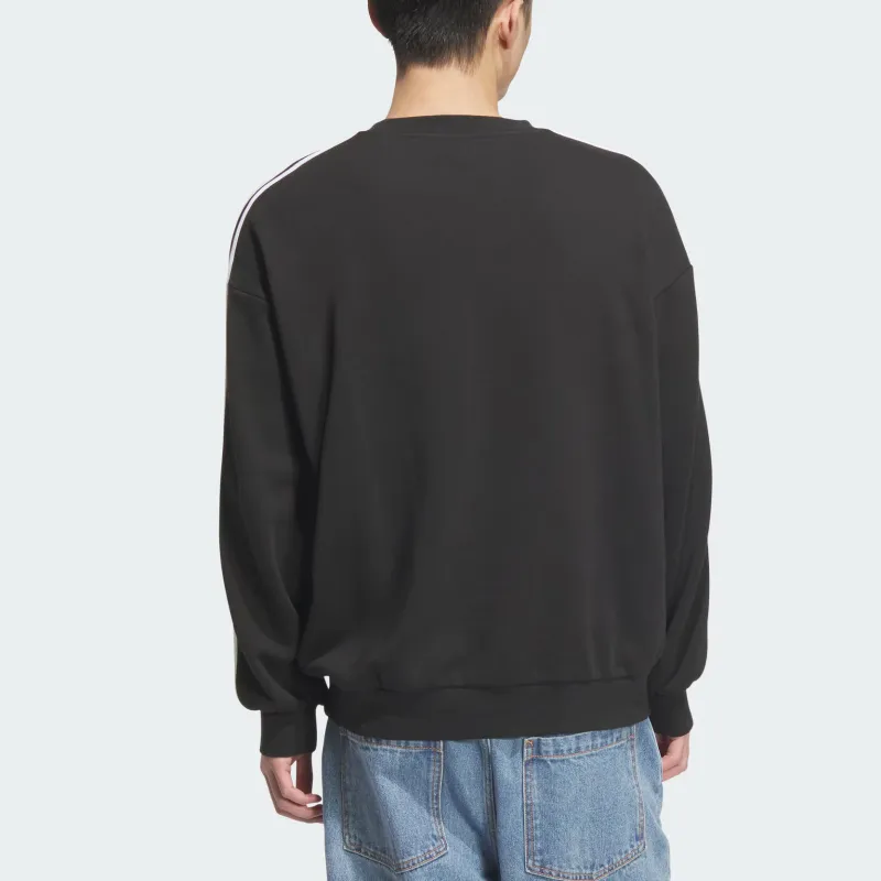 Adidas Originals ADICOLOR OVERSIZE CREW Sweatshirt Men's Black-2