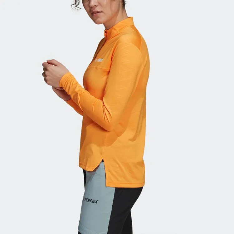 Adidas Terre T Shirt Women's Orange-4