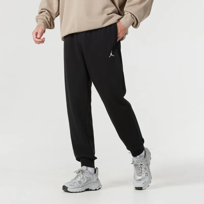Jordan Knitted Sports Pants Men's Black-2