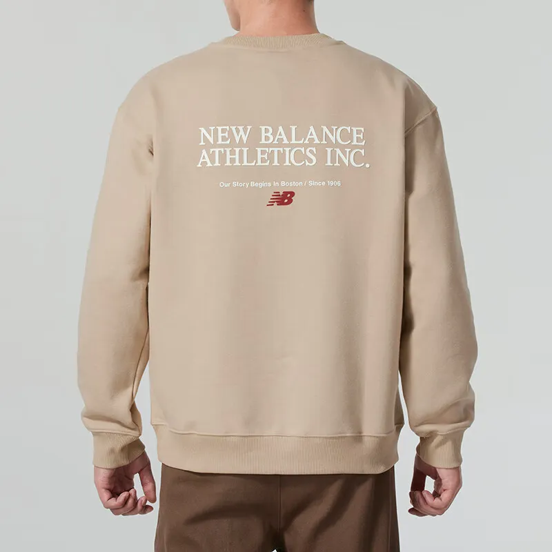 New Balance Sweatshirt Men's Brown-4