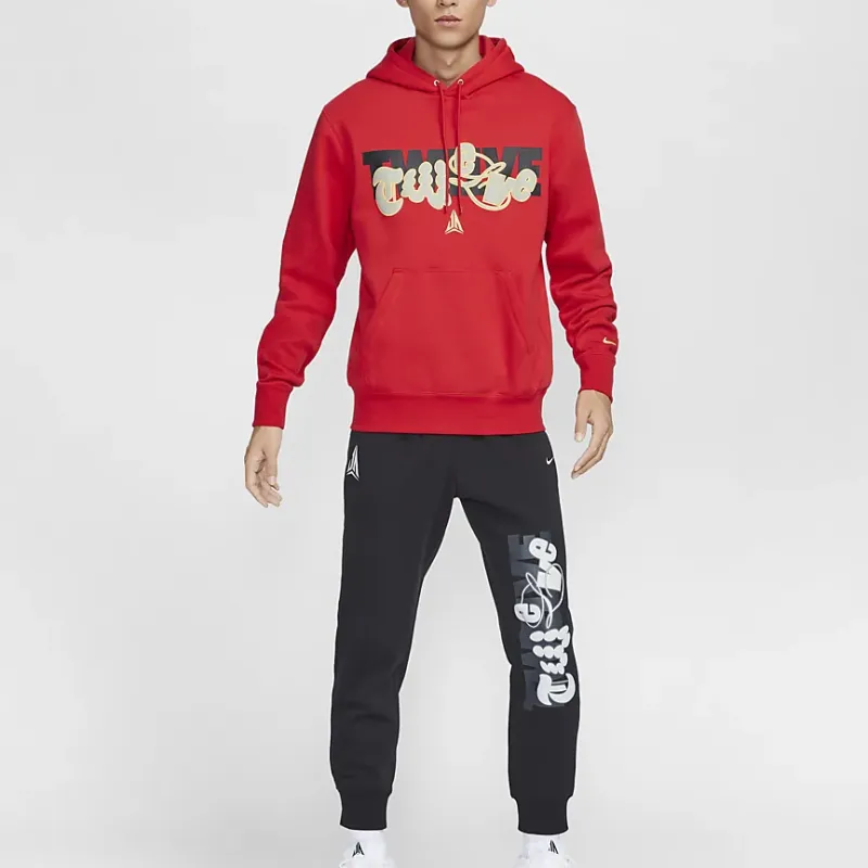 Nike Club Ja Sweatshirt Men's University Red/Celestial Gold-2