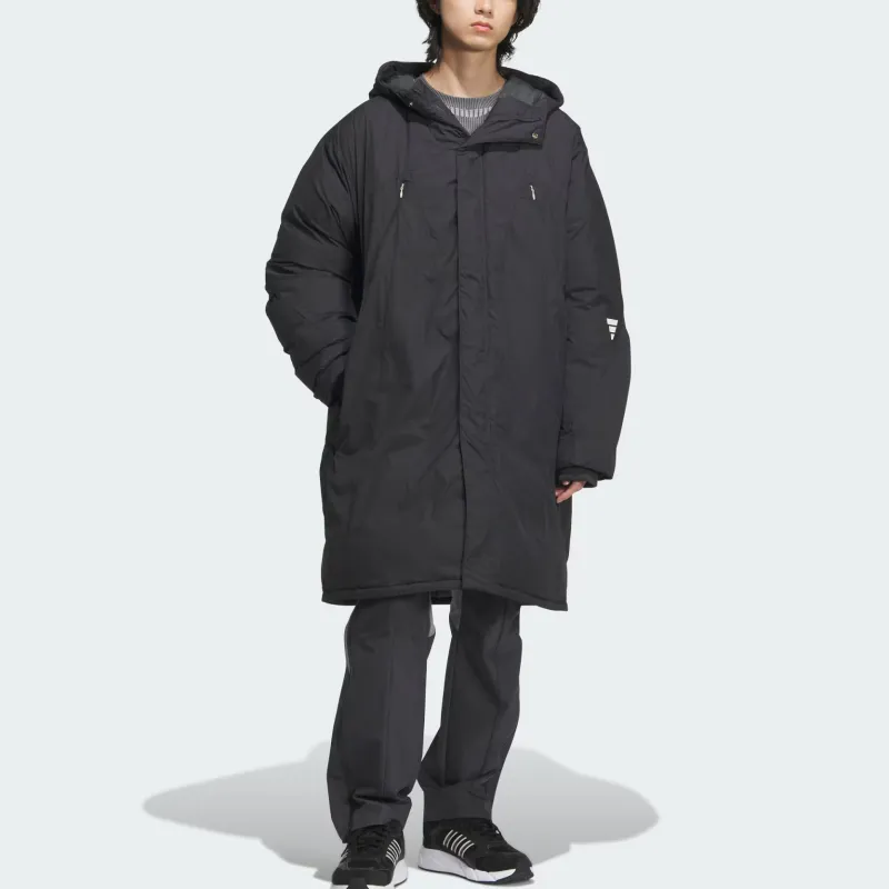 Adidas FW24 FUSTL P DJK LON Down Jacket Men's Carbon Black-1