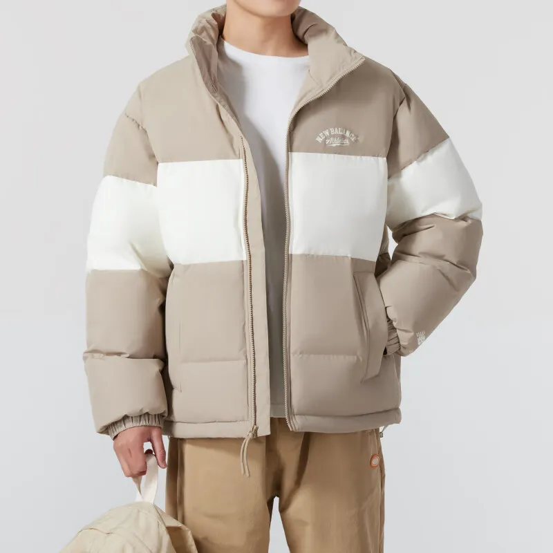 New Balance Down Jacket Men's Brown-2