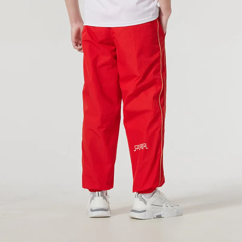 PUMA Knitted Sports Pants Men's Red-4