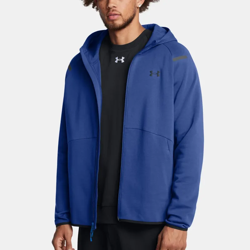 Under Armour Unstoppable FW24 Fleece Jackets Coats Men's Tech Blue-3