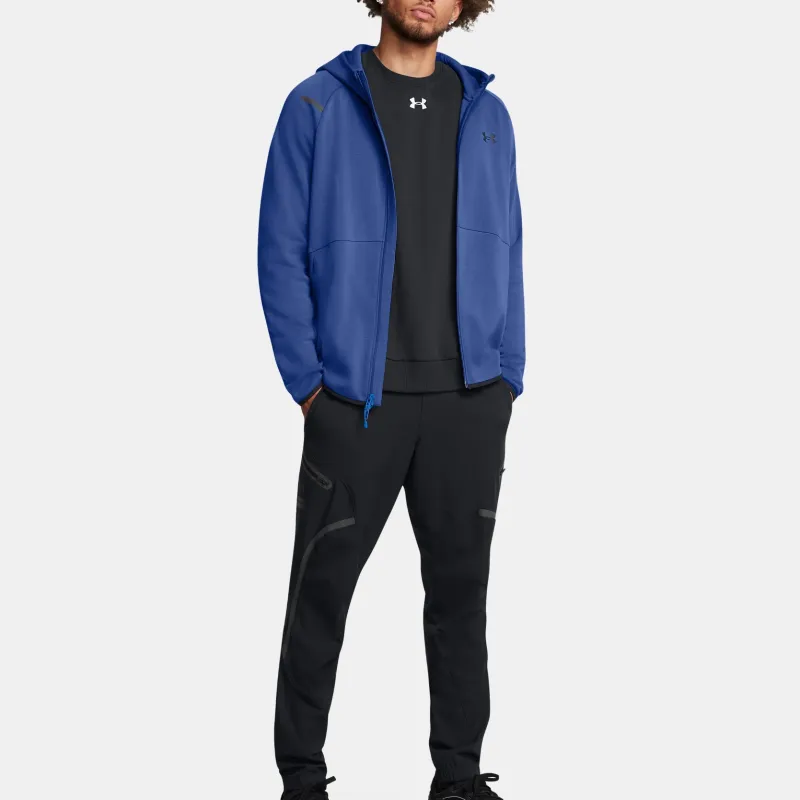 Under Armour Unstoppable FW24 Fleece Jackets Coats Men's Tech Blue-2
