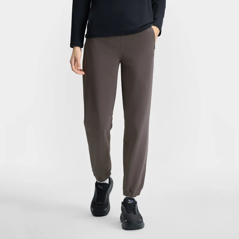 FILA Knitted Sports Pants Women's Cannon Copper Gray-2