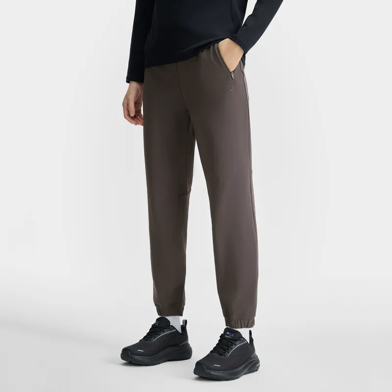 FILA Knitted Sports Pants Women's Cannon Copper Gray-3