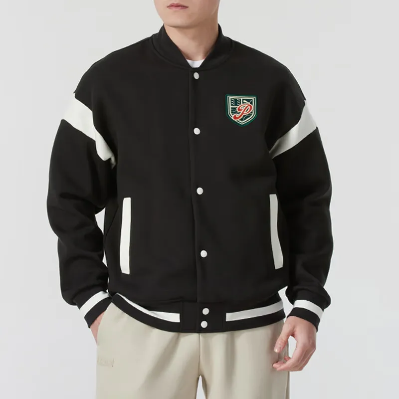 PUMA Baseball Jacket Men's Black-2