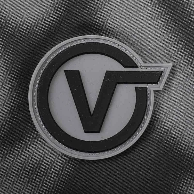 Vans BLUR LOGO BOMBER Baseball Jacket Men's Black Gray-2