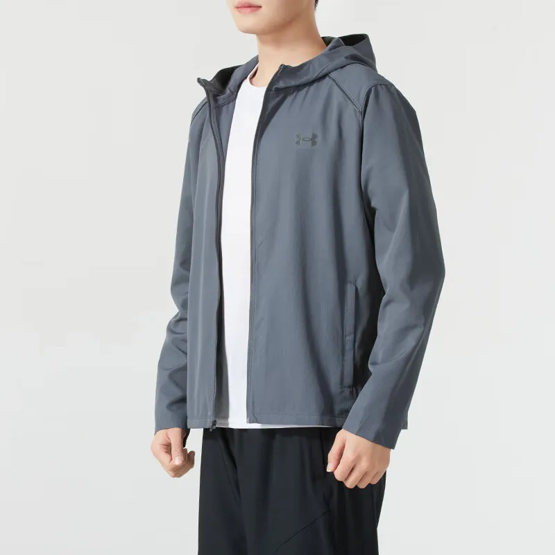 Under Armour Jackets Men Gray-5