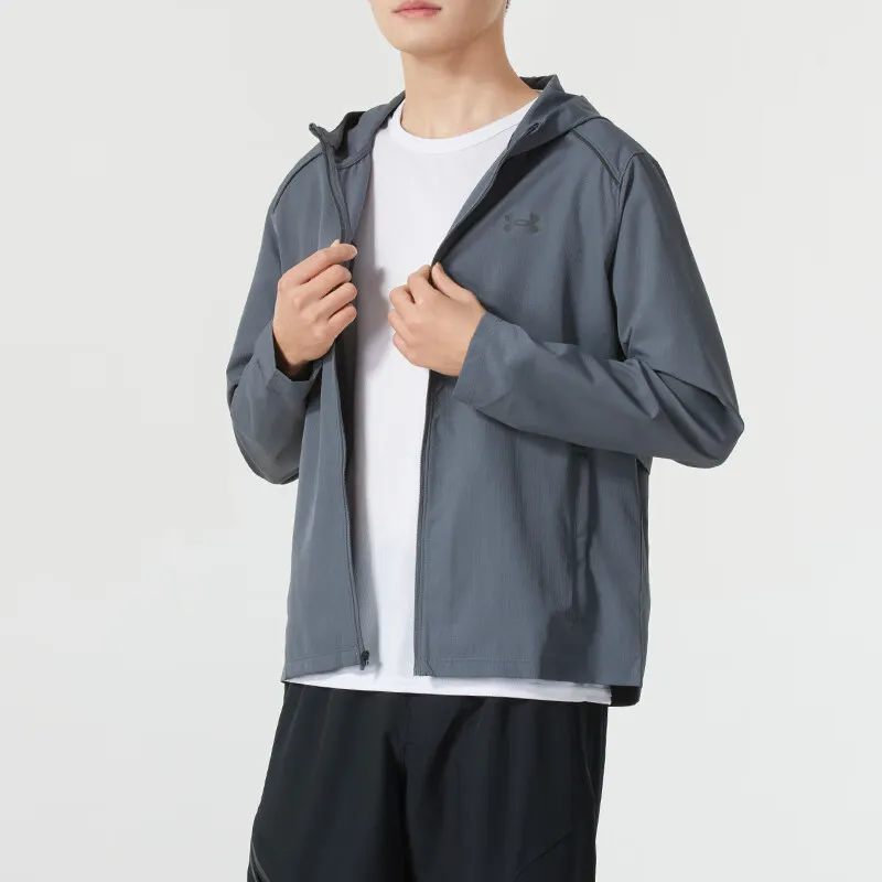 Under Armour Jackets Men Gray-3