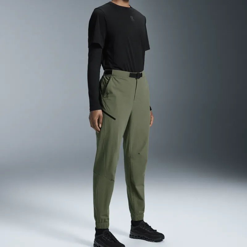 On Trek Casual Pants Women's Taiga Green-3