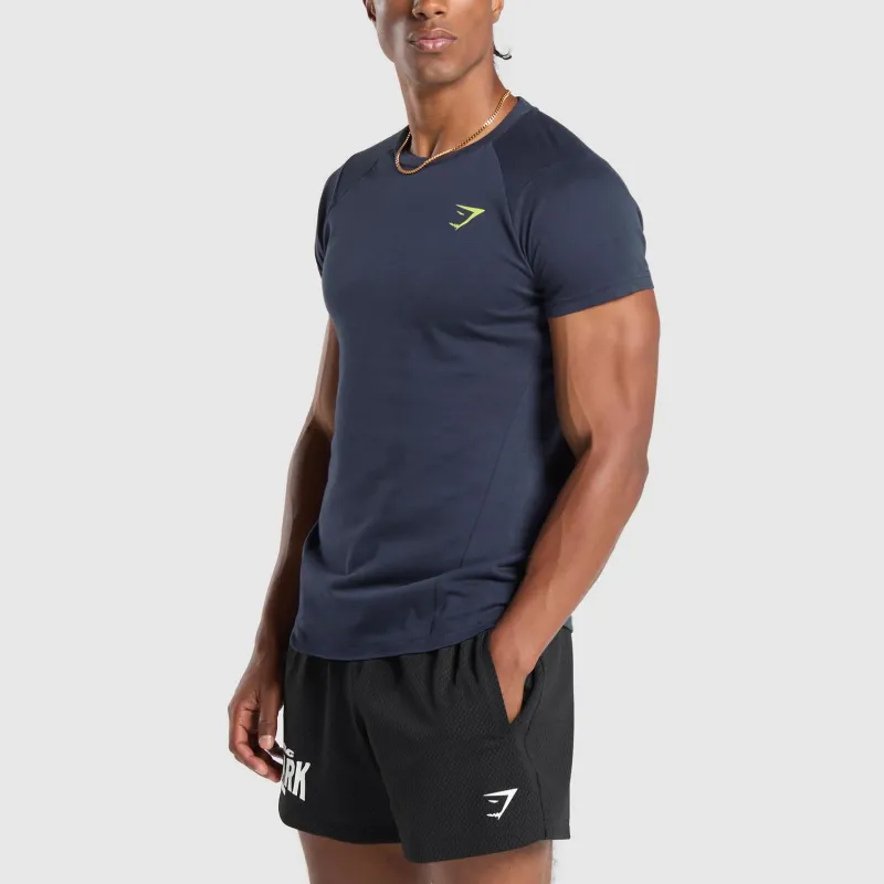 GYMSHARK Bold T-Shirt Men's Blue-5
