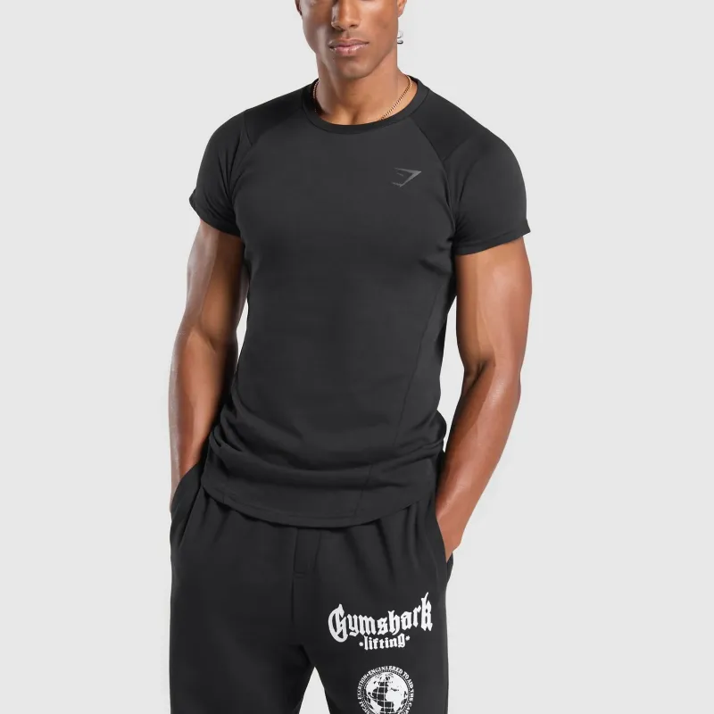 GYMSHARK Bold T-Shirt Men's Black-2