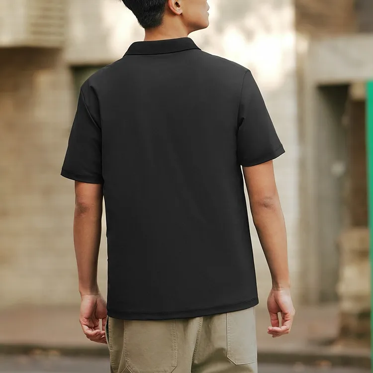 Skechers Polo Shirt Men's Carbon Black-1