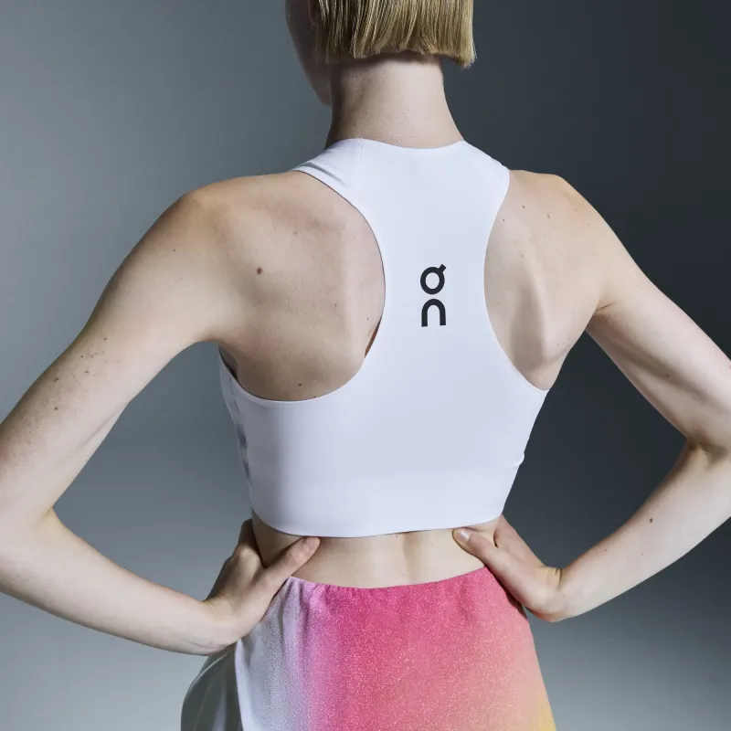 On Court Crop Top Tennis Tops Women's White-3