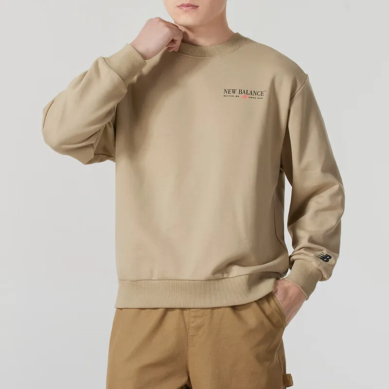 New Balance Sweatshirt Men's Brown-1