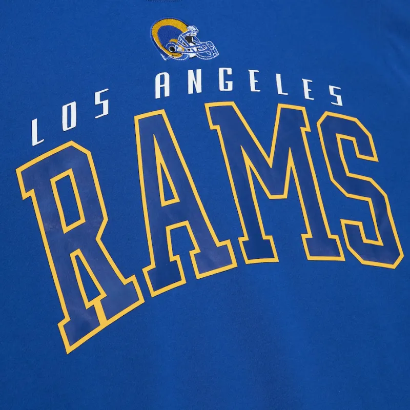 Mitchell & Ness x LUOSHANJIGONGYANGDUI LIANMINGKUAN Arch Team Sweatshirt Men's Blue-2
