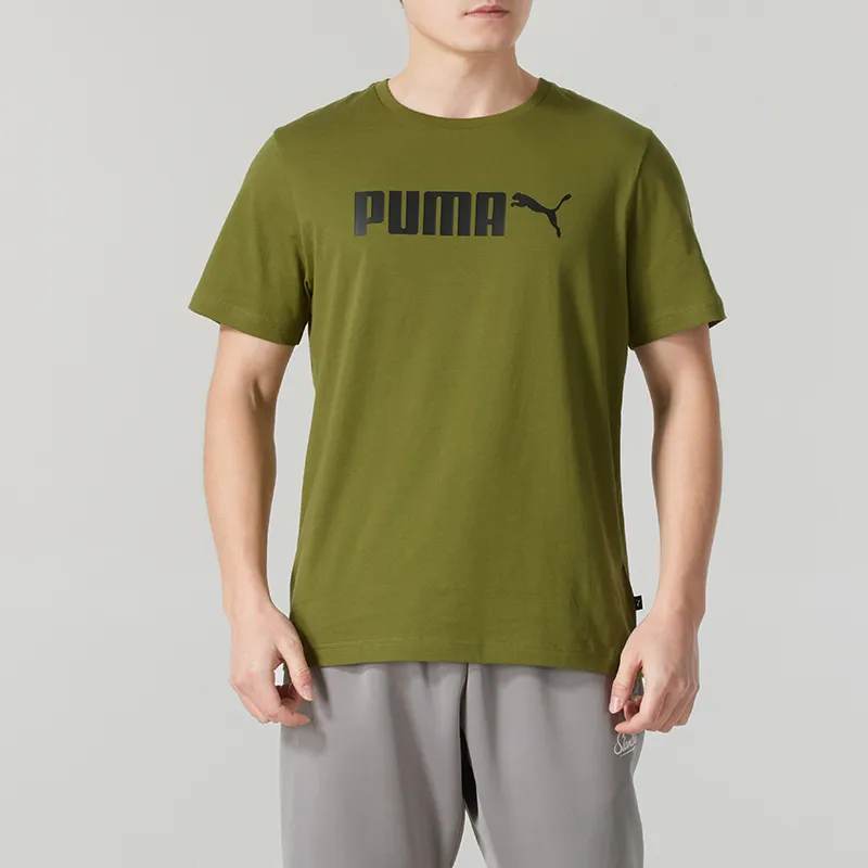 PUMA Sports Life Collection T Shirt Men's Green-1