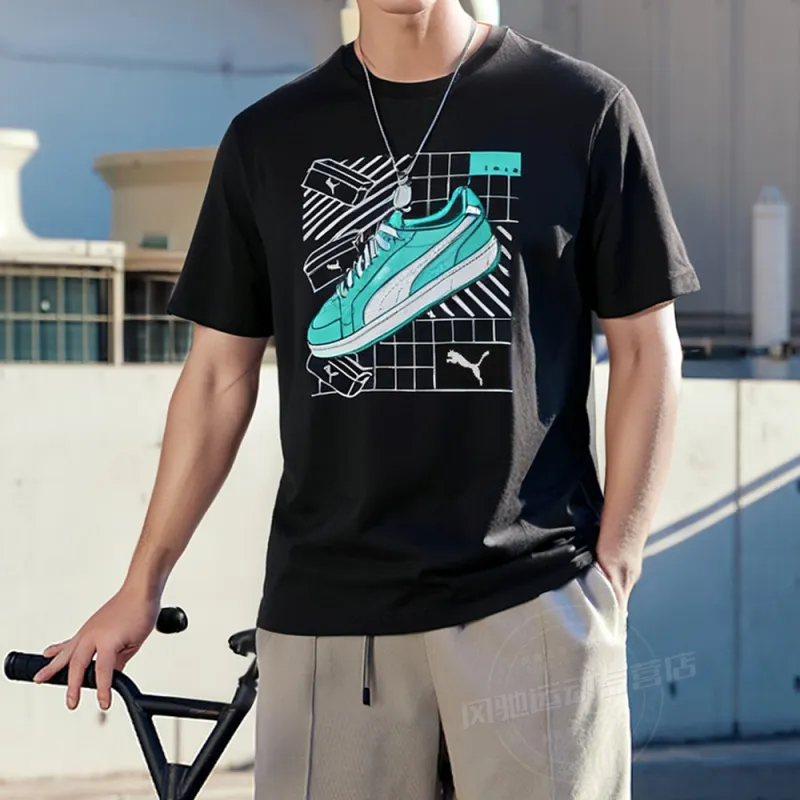 PUMA Camiseta Graphics Con Tenis Para Hombre-1