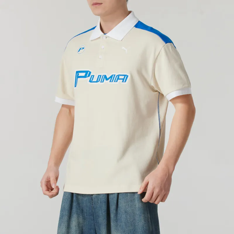 PUMA Polo Shirts Unisex Beige-2