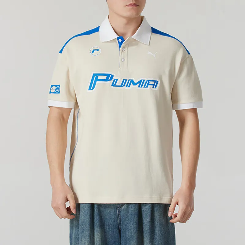 PUMA Polo Shirts Unisex Beige-1