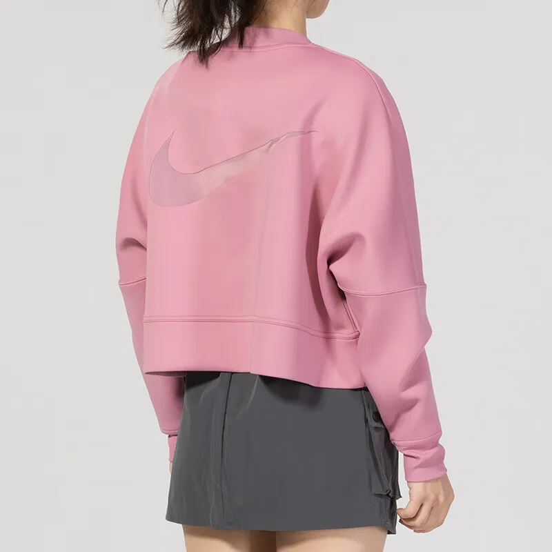 Nike Prima Women's Dri FIT Oversized Crew Neck Cropped Top-3