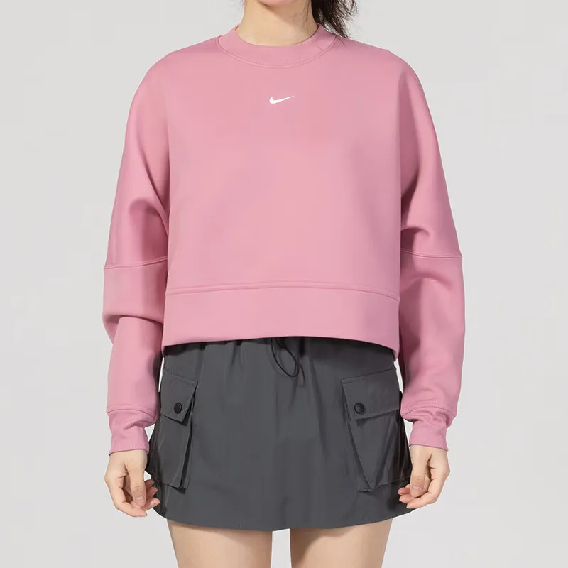 Nike Prima Women's Dri FIT Oversized Crew Neck Cropped Top-1
