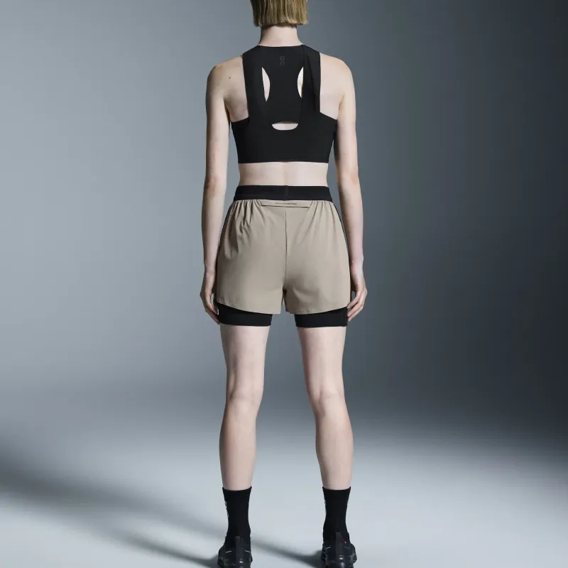 On Race Crop Sport Vests Women's Black-2