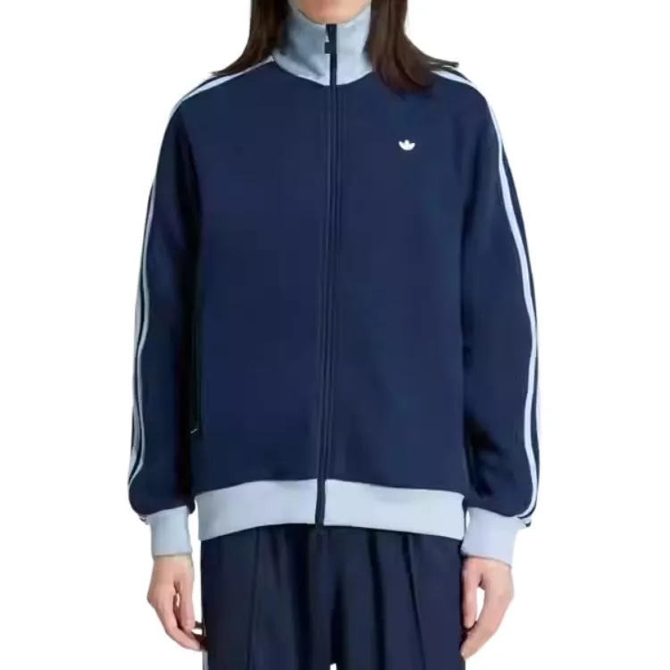 Adidas Originals TRACK TOP PREMIUM Jacket International Version Men's Dark Indigo-1
