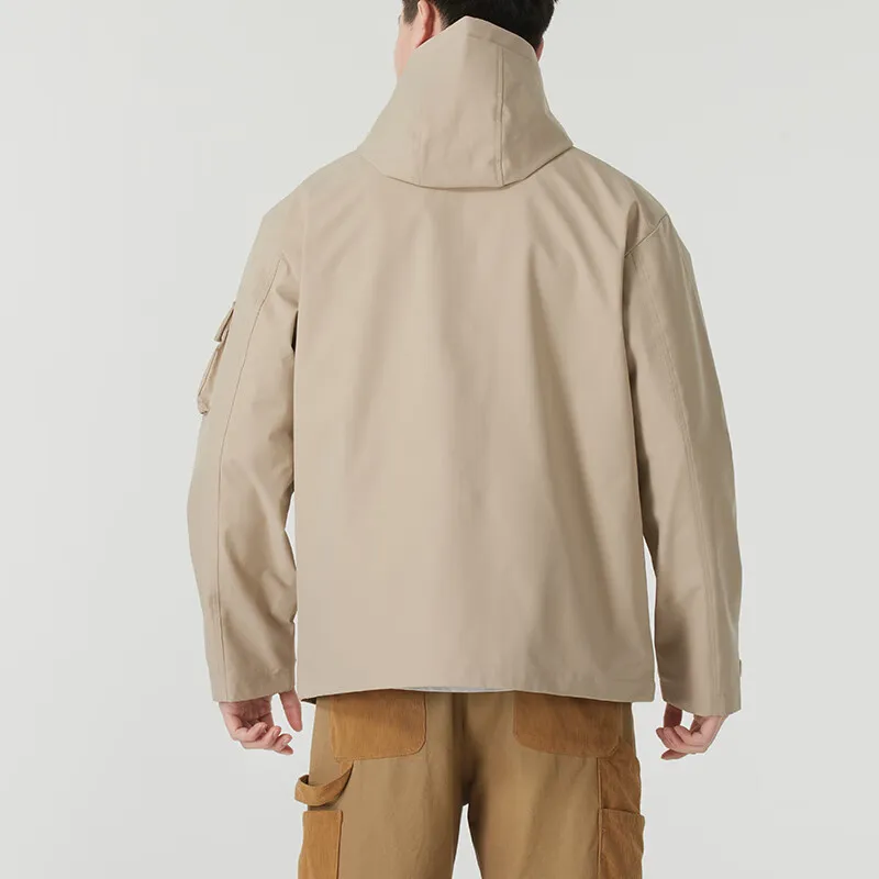 New Balance Jackets Men Brown-2