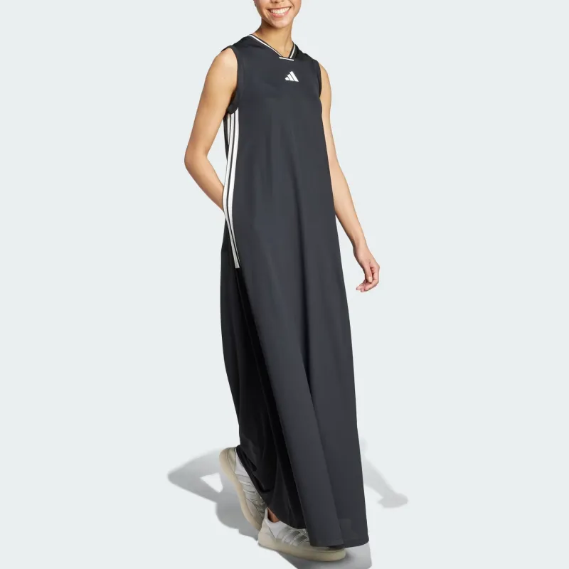 Adidas Free Shipping With AdiClub Tiro Cut 3 Stripes Soft Mesh Long Dress-1