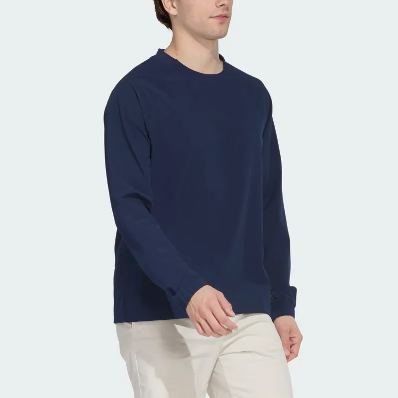 Adidas Free Shipping With AdiClub Go To Wind Crewneck Pullover-4