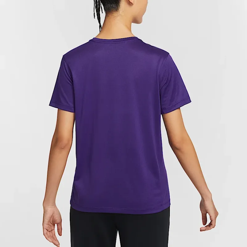 Nike Dri Fit Regular T Shirt Women's Garden Purple-1