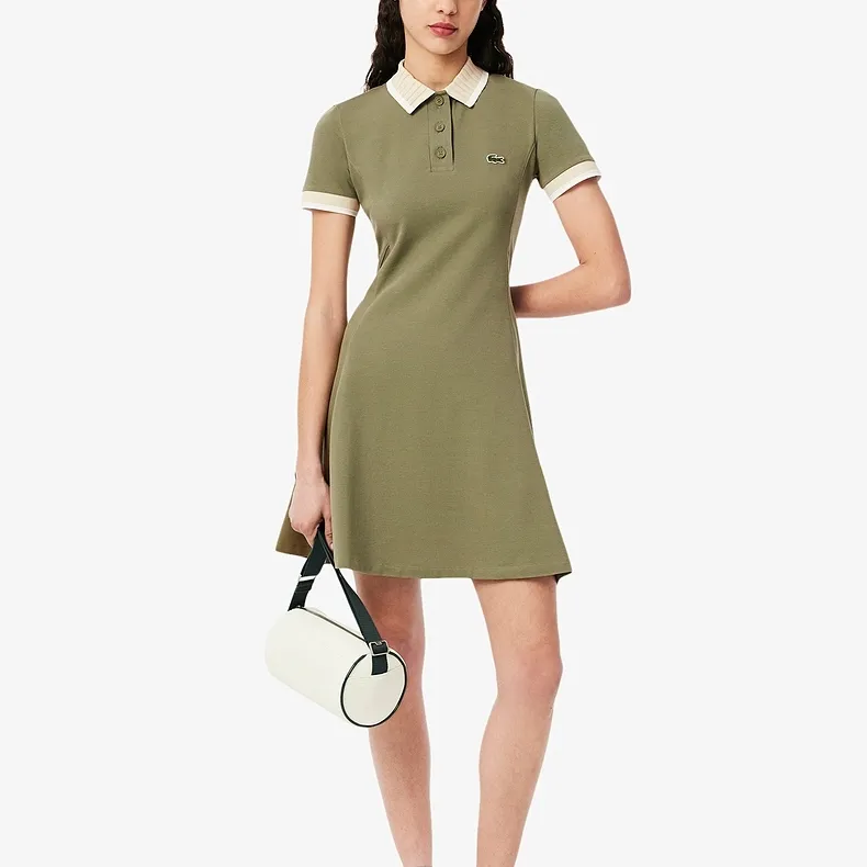 LACOSTE Short Sleeved Dress Women's-4