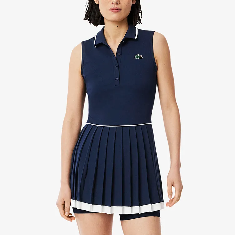 LACOSTE SS25 Sleeveless Dress Women's Two Piece Set-1