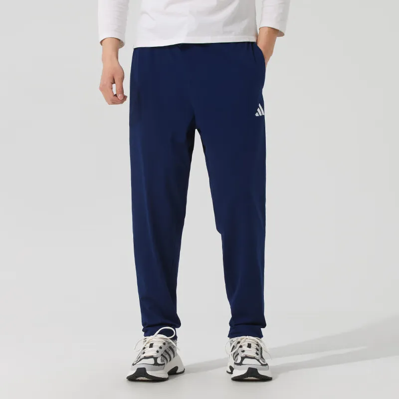 Adidas Knitted Sweatpants Men's Navy Blue-1