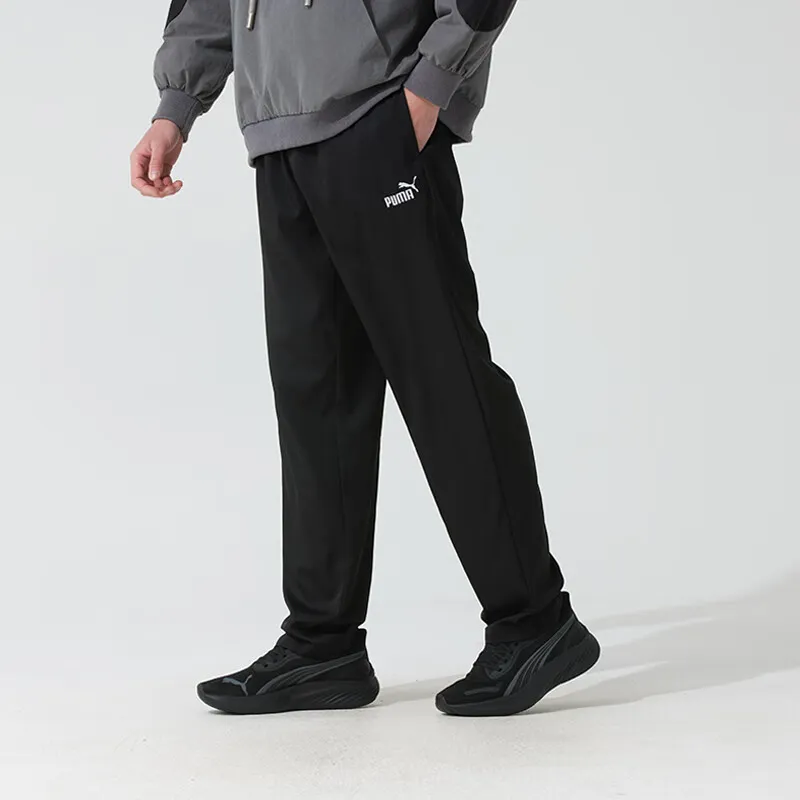 PUMA Knitted Sweatpants Men's Black-2