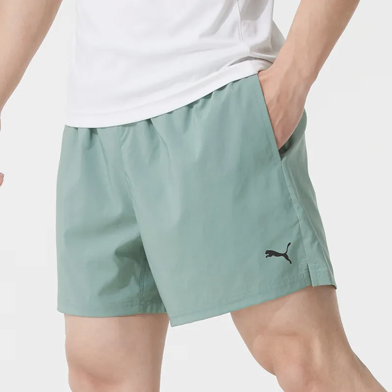 PUMA Casual Shorts Men Green-4