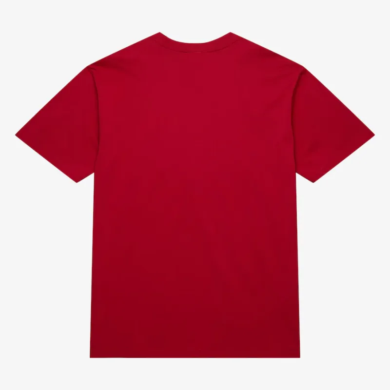 Mitchell & Ness x NBA Chicago Bulls T Shirt Men's Red-1