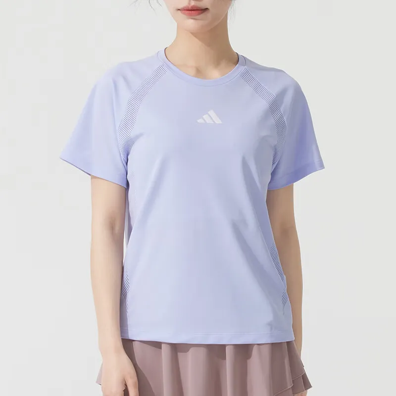 Adidas T Shirts Women's Purple-2