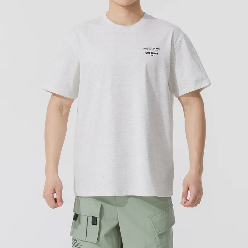Skechers Comfort Sports Series T Shirt Men's Light Gray 0248-3