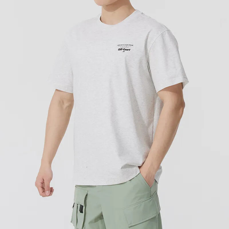 Skechers Comfort Sports Series T Shirt Men's Light Gray 0248-2