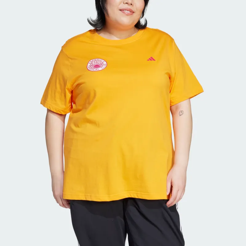 Adidas Free Shipping With AdiClub Adidas X Farm Graphic Tee Plus Size-2