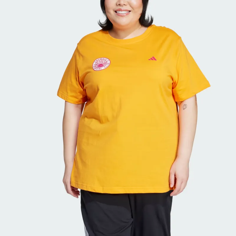 Adidas Free Shipping With AdiClub Adidas X Farm Graphic Tee Plus Size-3